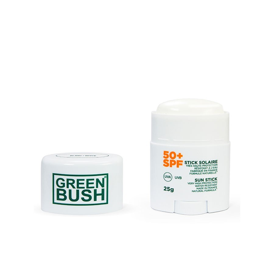 Stick de protection solaire Green Bush SPF50+ Blanc