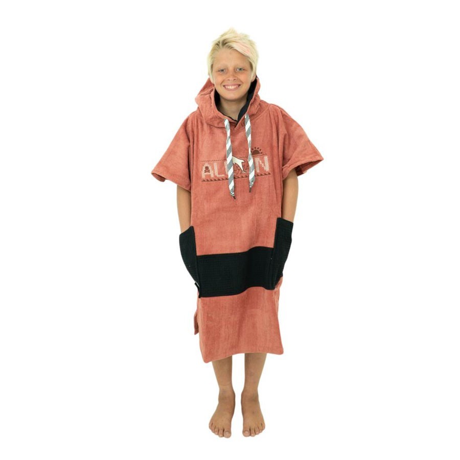 All In Poncho Junior Crew gamer brown