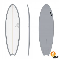 Planche de Surf Torq Mod Fish 5'11 Pinline colour white gray
