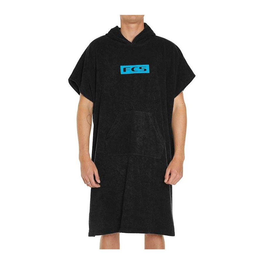 Poncho FCS Towel Junior - Black
