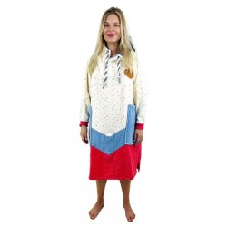 Poncho All in Bumpy manches longues hangten print