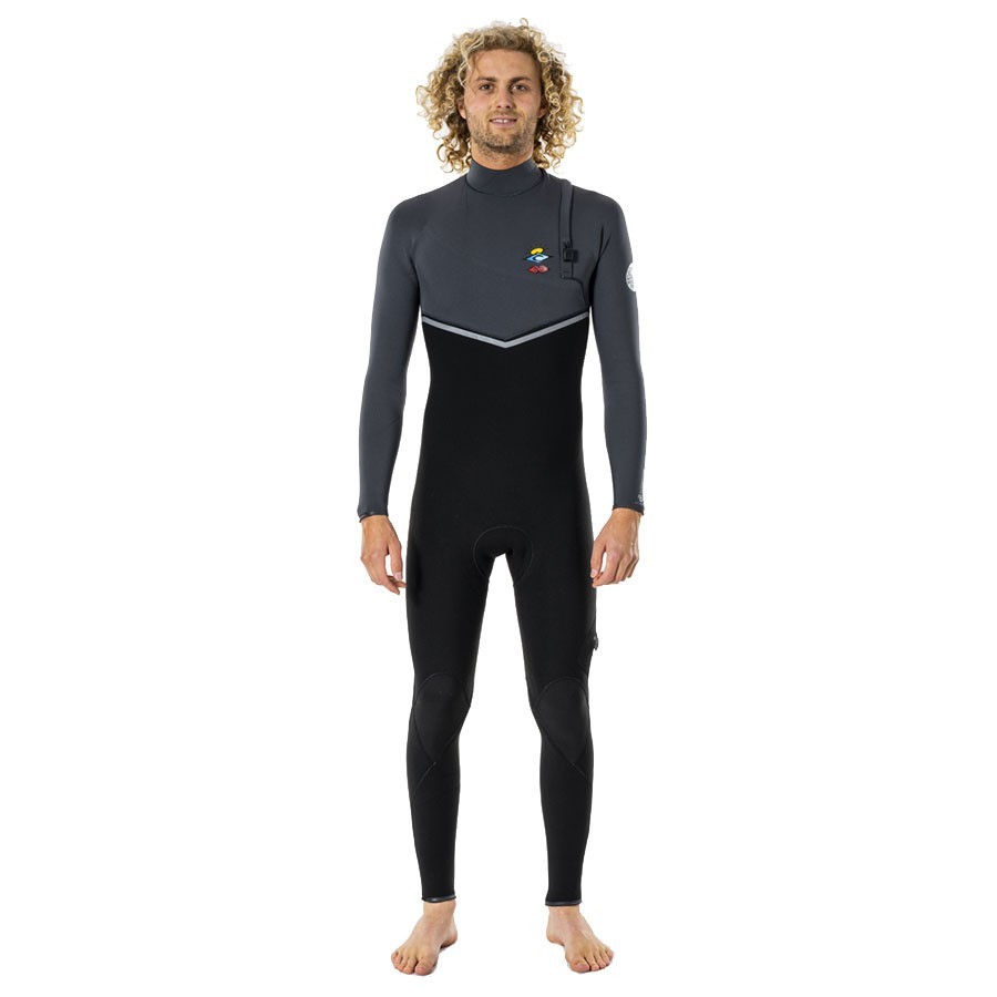 Combinaison Rip Curl FlashBomb Search 4/3 Zip free charcoal