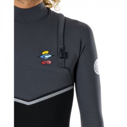 Combinaison Rip Curl FlashBomb Search 4/3 Zip free charcoal