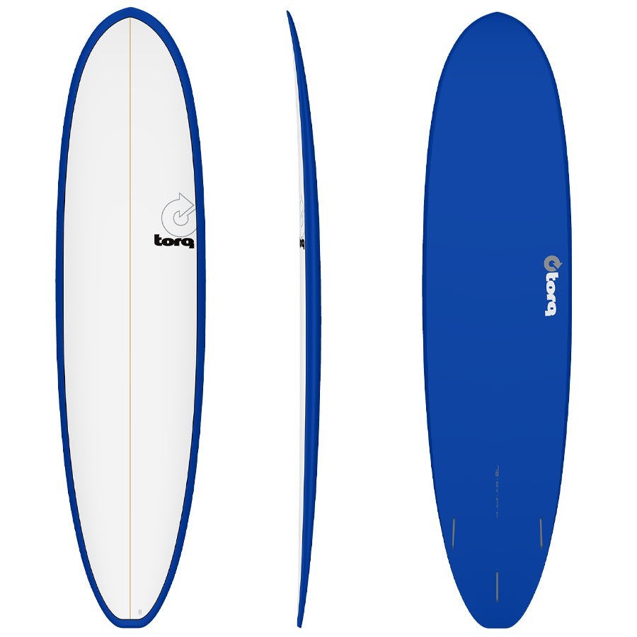 Planche De Surf Torq Mod Fun 7'8 V+ Pinline Colour White Navy Blue