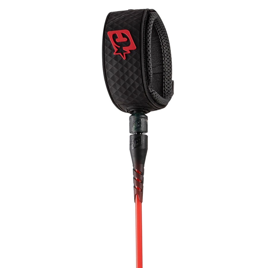 Creatures Of Leisure Leash Reliance Comp 6' fluro red black