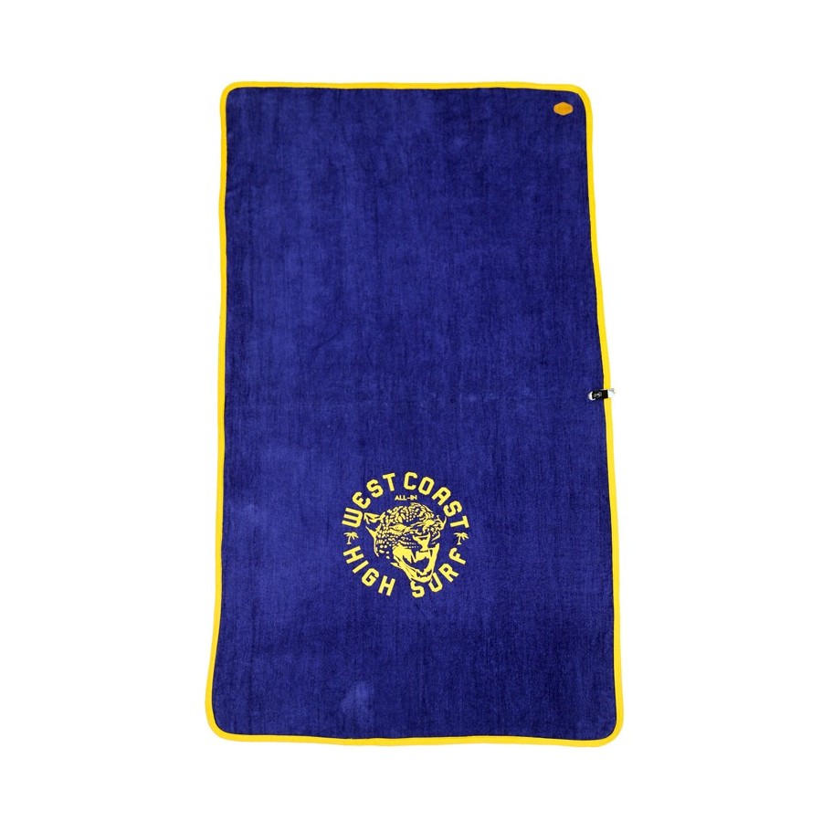 All In  Beach Catch Towel - High Surf / Yellow