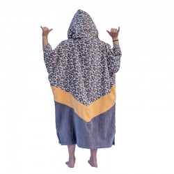 Poncho All In V Kid - Leopard / Beige