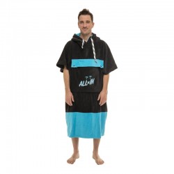 Poncho V All In Flash - Black / Turquoise