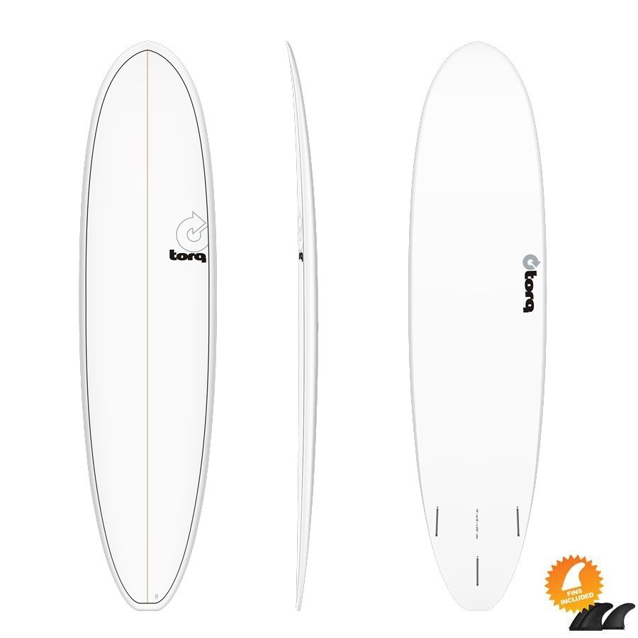Planche de Surf Torq Mod Fun 7'4 V+ Pinline White