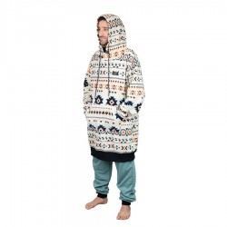 Poncho Polaire All In 100% Recyclé - Indian