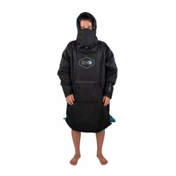Poncho All In Storm - Black Turquoise